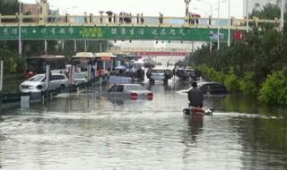 哈尔滨刚下大雨汽车有被淹的吗 哈尔滨部分地区被淹